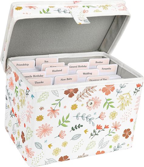 greeting card distribution box|Amazon.com: Greeting Card Organizer Box With Dividers.